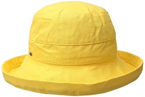 scala hats medium brim cotton hat