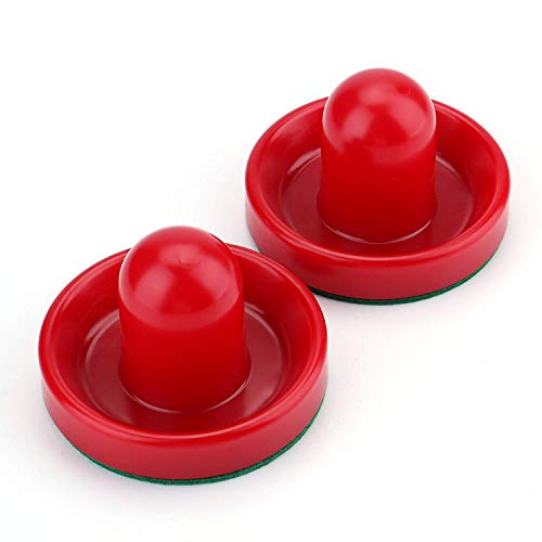 Faswin Home Standard Air Hockey Replacement Pucks & Slider Pusher Goalies for Game Tables, Equipment, Accessories(4 Striker, 8 Puck Pack) - Thumbnail 4