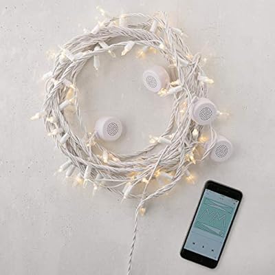 bright tunes string lights with bluetooth speakers