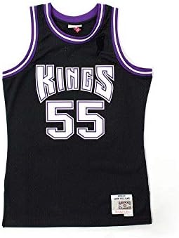 Men'S Basketball Jersey - Sacramento Kings Basketball T-Shirt 55# Williams Embroidered Mesh Basketball Swingman Jersey,M:170~175cm