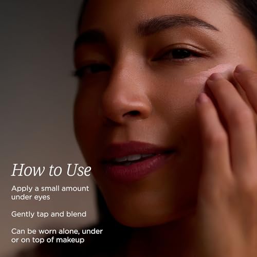 Colleen Rothschild Illuminating Tinted Eye Cream - Instant Brightening Under Anti Dark Circles Treatment with Hyaluronic Acid, Caffeine & Peptides