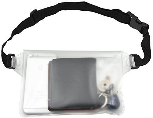 image for NKTM Waterproof Pouch Dry Bag Fanny Pack with Waist Strap Keep Your Ce
