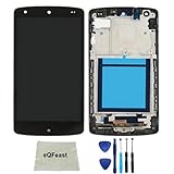 eQFeast For LG Google Nexus 5 D820 D821 Full LCD Display Touch Screen Digitizer Assembly+ Frame Replacement Part +Free Tools