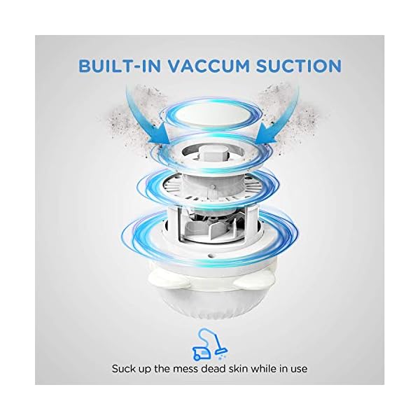 Cahot-Electric-Hard-Skin-Remover-with-Vacuum-Absorption-Rechargeable-Electric-Callus-Remover-Foot-File-Pedicure-Tools-Professional-Pedi-Feet-Care-for-Cracked-Heels Cahot Electric Hard Skin Remover with Vacuum Absorption, Rechargeable Electric Callus Remover Foot File Pedicure Tools…