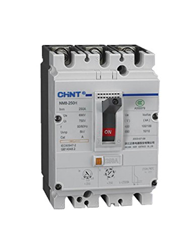 Chint NM8-125S-3P-20A Adjustable Thermal MCCB, 20 A, 50KA, 3P