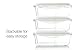 Glass Meal Prep Containers (3-Compartment) | Airtight Lids with In-Built Cutlery Slot and FREE Reusable Flatware Set | Microwavable and BPA-Free Food Portion Control Bento Lunch Boxes (3 Pack/ 32oz)