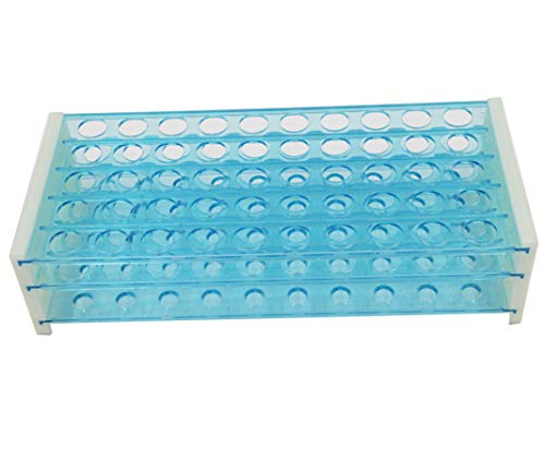 50 Positions Plastic Test Tube Stand Bracket Rack Detachable Centrifuge Tube Rack (16mm Hole) - Thumbnail 2