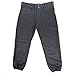 Alleson Athletic Girls Belt Loop Fastpitch Pant, Charcoal, Medium