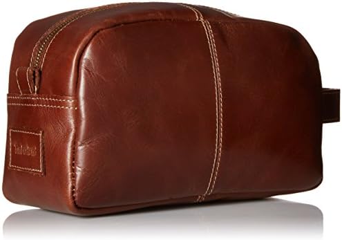 Timberland Men's Nevada Leather Travel Kit, Cognac 2 Timberland Men's Nevada Leather Travel Kit, Cognac
