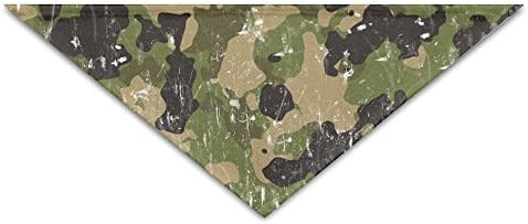 Distressed Camouflage Pet Scarf, Dog Bandana, Pet Collars, Triangle Neckerchief, Puppy Triangle, Triangle Bibs Scarfs For Pet Dogs