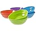 Sonoma 7-inch Plastic Pasta and Salad Dinner Bowls | set of 8 in Classic Colors