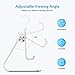 OMOTON C3 Cell Phone Stand for Desk, Larger and Exceptionally Stable, Adjustable Phone Cradle Holder with Bigger Body & Longer Arm, Compatible with iPhone 14, Tablets (7-10