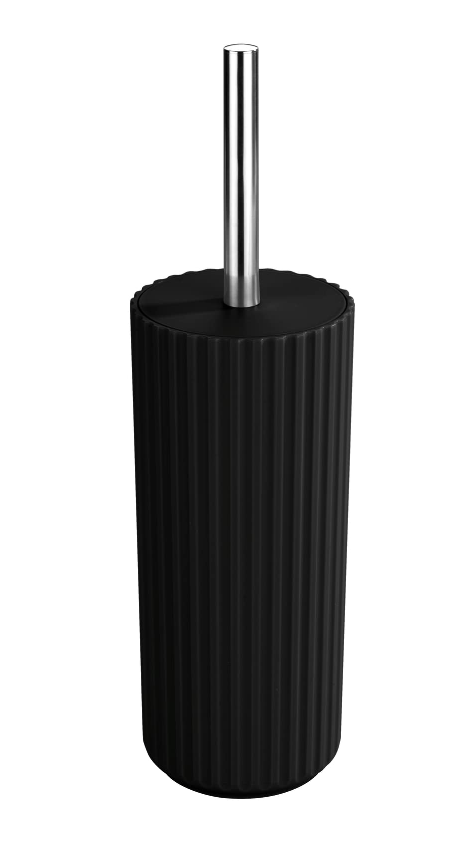 Wenko ALLSTAR Toilet Set Polypropylene Diameter 10 x 34 cm Black