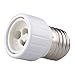 Onite E26 E27 Edison Screw to GU10 Bayonet Base Adapter Lamp Socket (6-Pack)