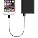 Flebi 1 Feet Short Lightning to USB Cable Nylon Braided Apple Charger for iPhone iPad iPod (4 Pack)