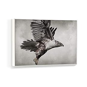 Framed Canvas Wall Art for Living Room, Bedroom Black and White Animal Canvas Prints for Home Decoration Ready to Hanging - 16x24 inches