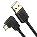 UGREEN Micro USB Cable Right Angled Power Charging Cable Compatible for Chromecast TV Stick 6 Inches
