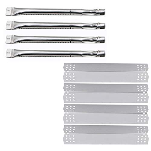 Hisencn Repair Kit Replacement Parts for Sunbeam, Nexgrill, Grill Master 720-0697, Nexgrill 720-0783C, 720-0783E Gas Grill Models Stainless Steel Burner Tube, Heat Plates
