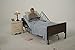 Drive Medical Delta Ultra Light Full Electric Hospital Bed with Half Rails