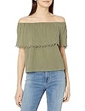 Billabong Women's Spring Fling Off the Shoulder Top, Sea Grass, L