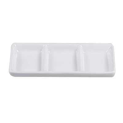 Lot De 2 Bols à Tremper En Céramique Blanche - Petits Récipients Carrés Pour Sauces, Dips Et Apéros