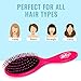 Wet Brush Original and Mini Hair Brush - Pink and Purple - Ultra-soft IntelliFlex Bristles - Travel Size Brush Glides Through Tangles With Ease For All Hair Types - For Women, Men, Wet And Dry Hair