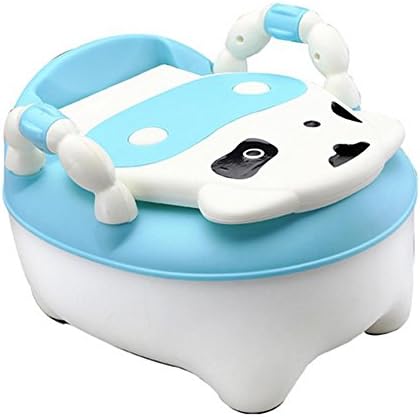 DANQI Mobile Commode Chair to increase children's toilet, baby toilet , blue