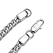 FIBO STEEL 6mm Curb Chain Mens Womens Bracelet Stainleel Steel Biker High Polished, 8.5