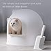 pidan Cat Litter Scoop with Stand Cat Scooper with Holder and Caddy Solid and Durable Eco-Friendly Material, Easy to Clean Ergonomic Design