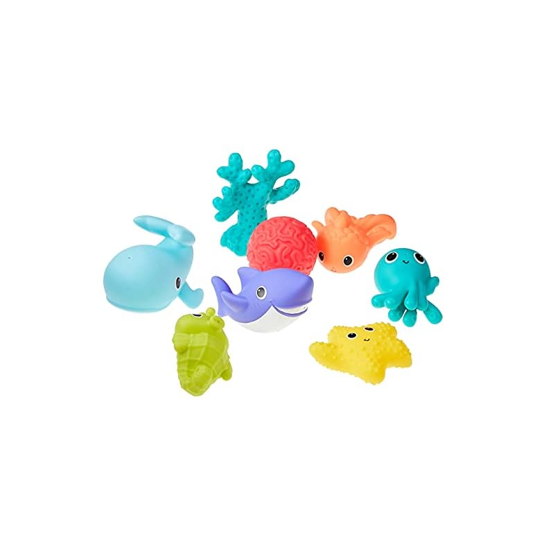 Infantino Aquarium Bath Squirters, 8 Piece Set