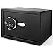 Digital Electronic Security Safe Box, Home Safe with Digital Keypad 0.57 Cubic Feet Black for Jewelry Money Cash Valuables