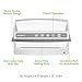 FoodSaver V3240 Vacuum Sealing System with Starter Kit, H x L x W: 18.62