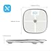 Koogeek Bluetooth WiFi Body Fat Scale with IOS and Android App Wireless Bathroom Scale for Body weight, Body Fat, Water, Muscle Mass, BMI, BMR, Bone Mass and Visceral Fat, White