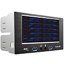 Aerocool Fan and Temperature Controller with USB 3.0 and Audio/Mic Ports (Touch2100)