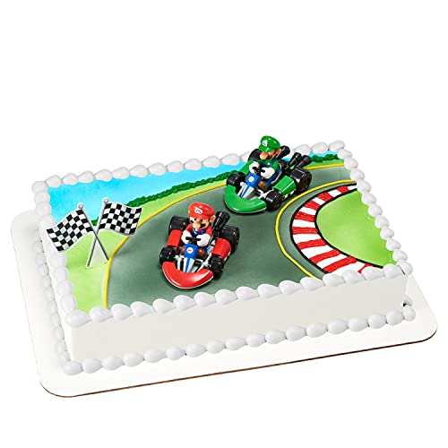 Decopac Super Mario Mario Kart Decoset Cake Decoration Original Version 2 15 X 3 17 Pricepulse