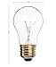 KOR (Pack of 6) A15 25W Incandescent Appliance Bulbs – Clear Finish, E26 Medium Base, 120V – Standard Size for Ovens, Refrigerators, and Lamps