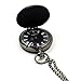 Charm.L Grace to My Daughter Black Pocket Watch Necklace Family Love Gift from Dad Mom