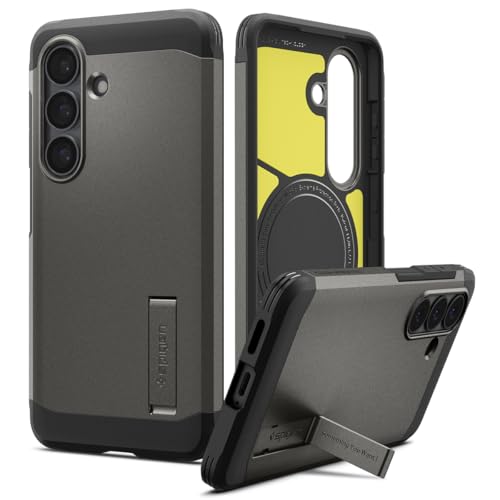 Spigen Tough Armor MagFit for Samsung Galaxy S26 case cover [MagSafe Compatible] - Gunmetal