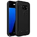 Galaxy S7 Case, Poetic QuarterBack [Corner/Bumper Protection][Replaceable back][No Bulk][Dual Protection]- Stylish PC+TPU Protective Case for Samsung Galaxy S7 (2016) Black