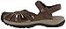 KEEN Women's Rose Leather Sandal, Dark Earth/Brindle, 7 M US