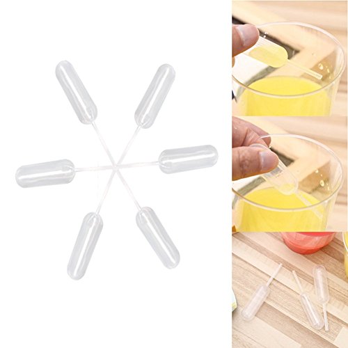 LanMa Strawberry Pipettes, 4ml Disposable Plastic Transfer Pipettes Squeeze Cupcake Dropper Liquor Injectors for Chocolate Strawberries Ice Cream Mini