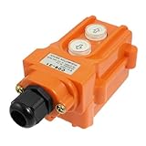 uxcell Monmentary Up Down Button Hoist Pushbutton Switch 10A Ith COB-31