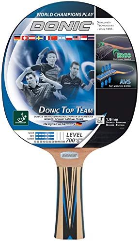 سعر Donic-Schildkröt Top Team 700 Table Tennis Racket, AVS Handle, 1.8 ...