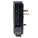 Tripp Lite Surge Protector Power Strip with 3 Outlets (2-fixed, 1-rotating), Coax/Ethernet Protection, Direct Plug-In, $25K Insurance & (TLP31SAT),Black