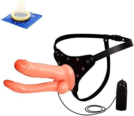 Female Belt Wearable Leather Strap On Harness with Adjustable Speed
