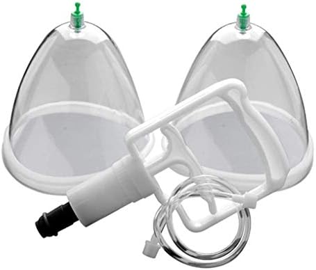 Waterproof Breast Pump,Breast 2 Cups System Breast Enlargement Masger Breastfeeding Suction Pump