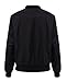 ZANZEA Ladies Celeb Collar Bomber Jacket Vintage Zip Up Biker Slim Coat Short Outerwear Black 6-8