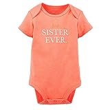 Carter's Baby Girls Best Sister Ever Onesie (3 Months)