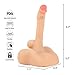 Y-NOT Realistic Dildo Penis Cock 8.7 inches with Dual Density Core and Flesh Surface Lifelike Large Penis Big Dick for Women, Female, Flesh