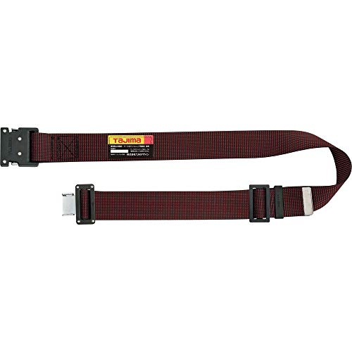 タジマ 新規格安全帯 胴ベルトMサイズ ドット赤 BWM125-DRE 長さ125cm 衝撃や耐久に強い鍛造ワンタッチバックル 腰の強い特厚ナイロンベルト商品画像